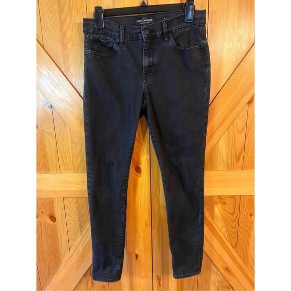 LUCKY BRAND Faded Black Brooke Legging Ankle Jeans size 8/29 (3826) - Picture 1 of 8